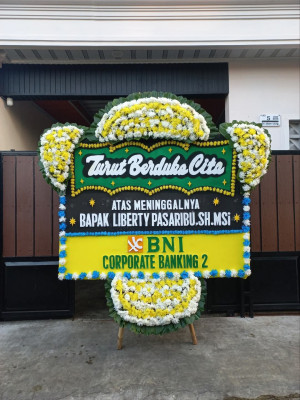 Papan Bunga Duka di Ciranggem