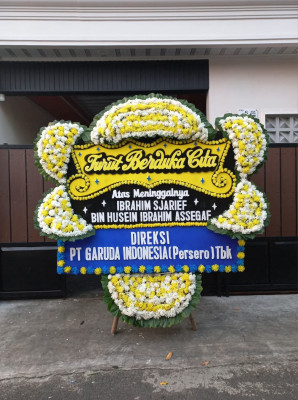 Papan Bunga Duka di Ciranggem