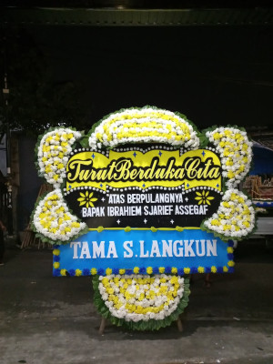 Papan Bunga Duka di Ciranggem