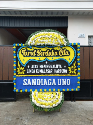 Papan Bunga Duka di Ciranggem